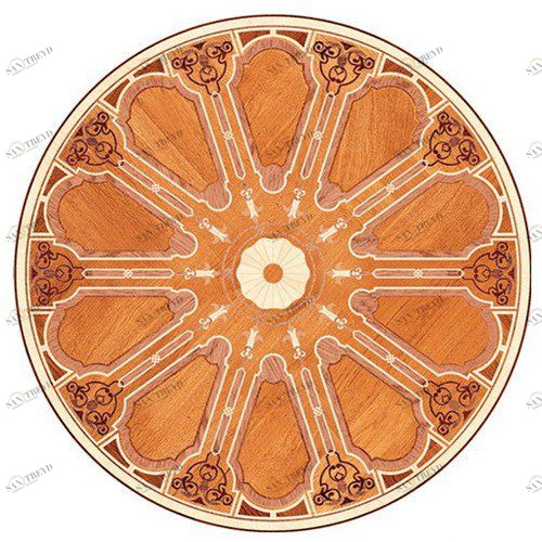 Художественный паркет Da Vinci Розетка 26-171 Дуб Селект (Гладкая) х1000диаметр мм 260090171