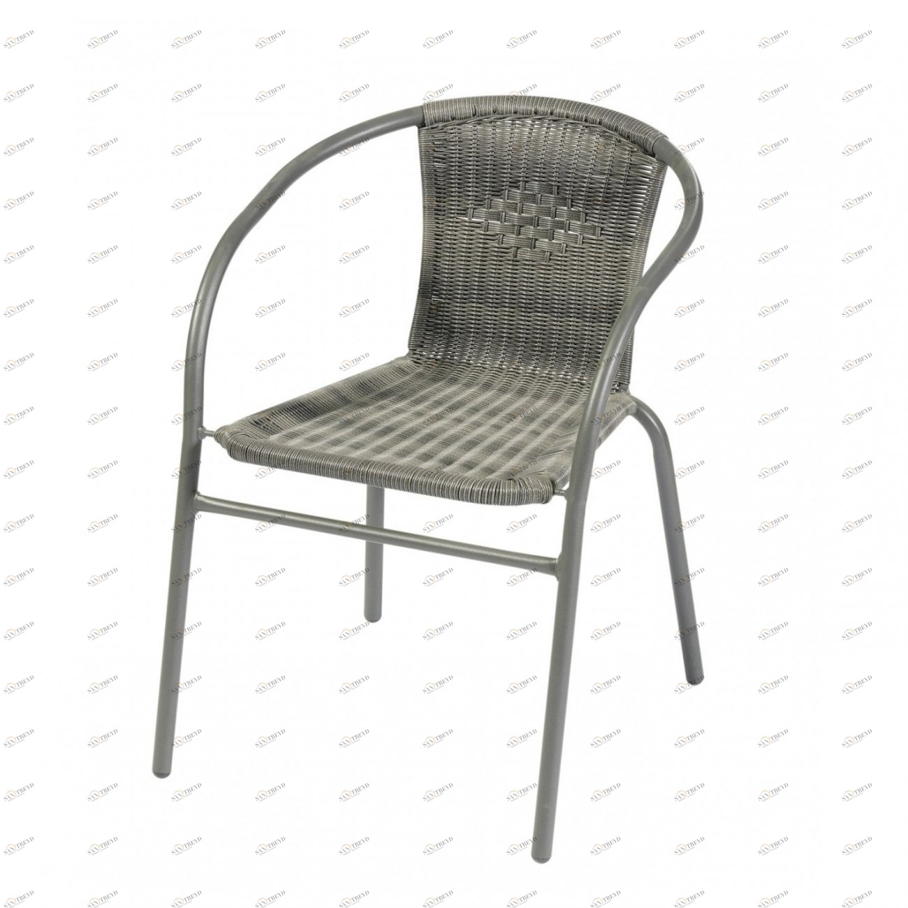 Стул плетеный серый "Асоль" Grey AFINA  241142 Серый 