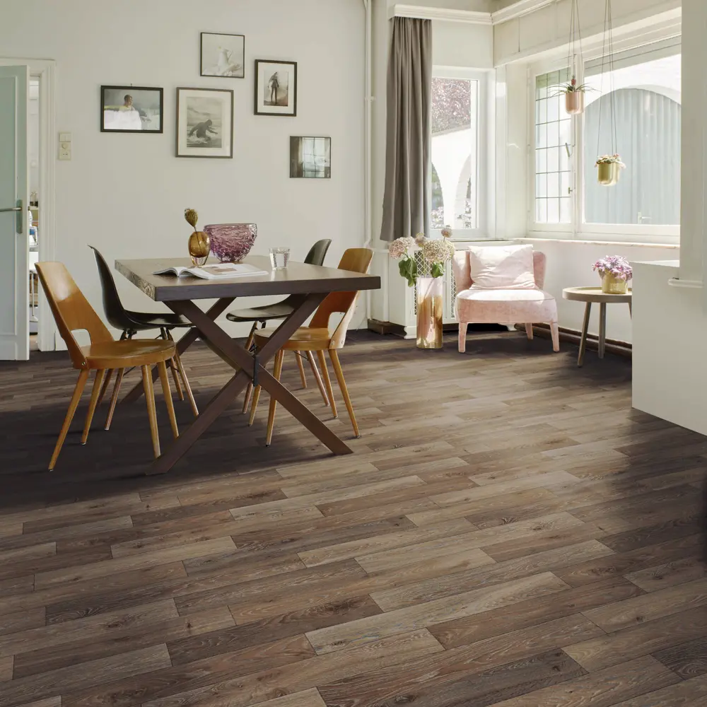 JUTEKS Парадокс Дуб Европейский - полукоммерческий линолеум с текстурой дерева 18642917 STLM-0011837