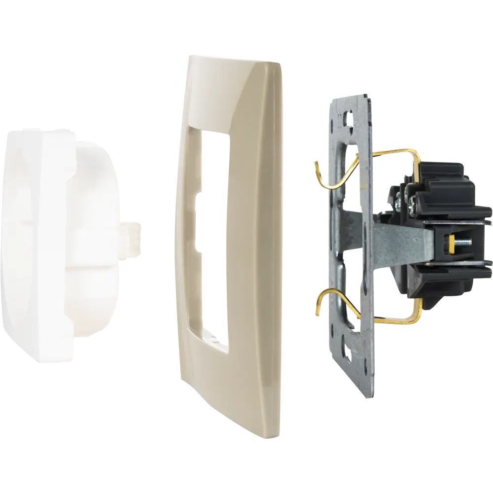 Рамка для розеток и выключателей Legrand Etika 5 постов, цвет светлая галька STLM-2116420 - Вид №2