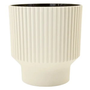 Кашпо Evergreen Design Аркада 28x30x30 см v16.2 л пластик ванильный 89452943 STLM-2139805