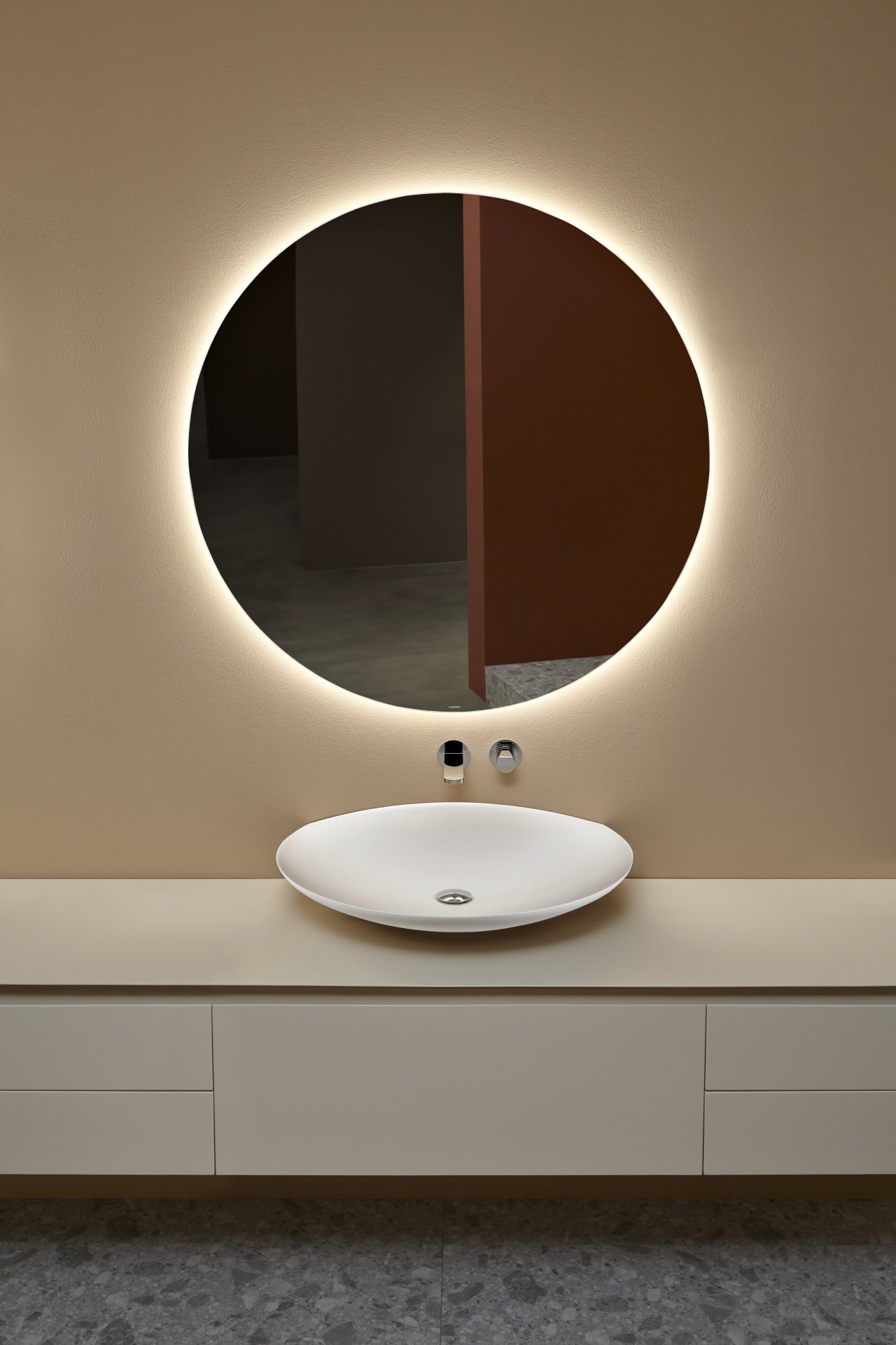 Venere Подвесная раковина настенная прямоугольная Antoniolupi  белая  - Вид №4