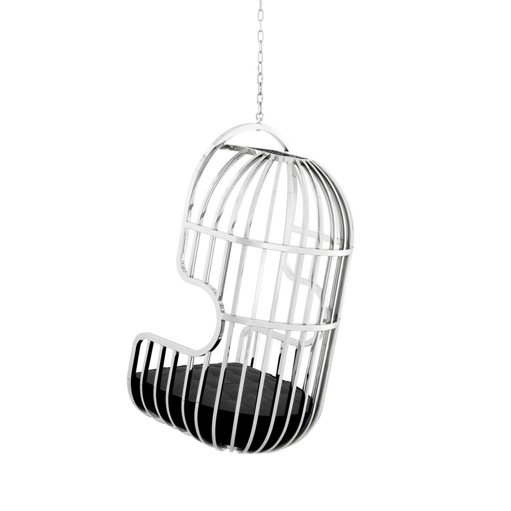 Подвесное кресло La Jolla от Eichholtz EICHHOLTZ ДИЗАЙНЕРСКИЕ, EICHHOLTZ 062348 Хром;черный  - Вид №2