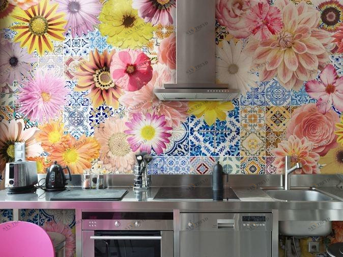 GLAMORA Виниловые обои с цветочными мотивами Flirt sun-id-1495366