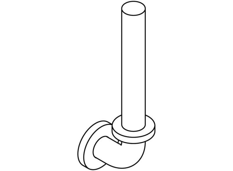 801.21B402 запасной держатель бумаги HEWI Edition matt | Polyamid  - Вид №6