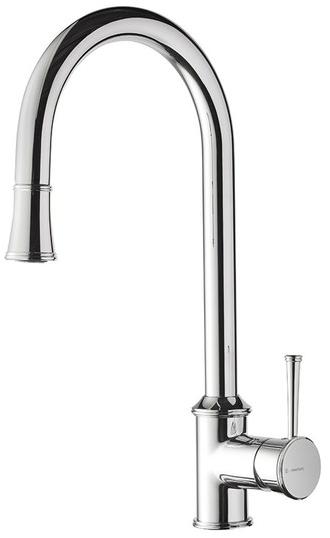 newform Смеситель для кухни, устанавливаемой на столешнице, с вытяжным душем Real 63445 - Вид №1