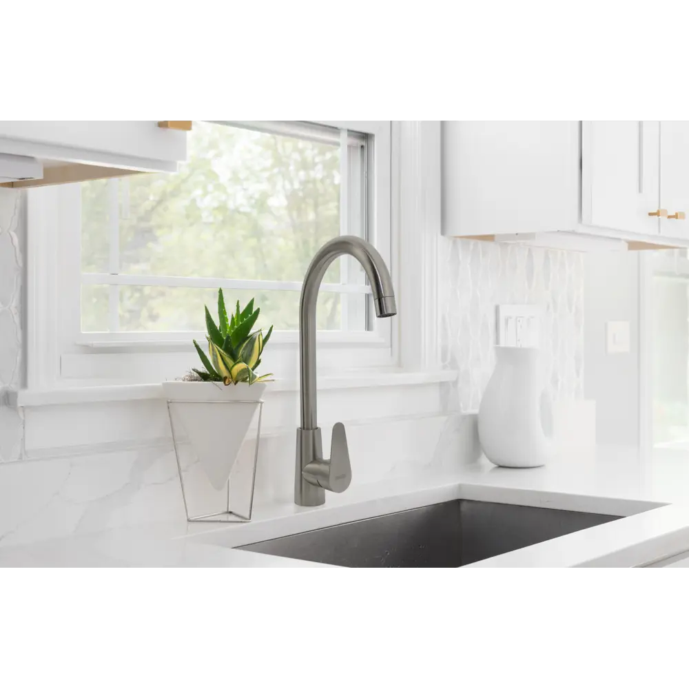 Смеситель для кухни Konsensa 2G-KS8001 общая высота 36.5 см цвет никель STLM-2192692 - Вид №6