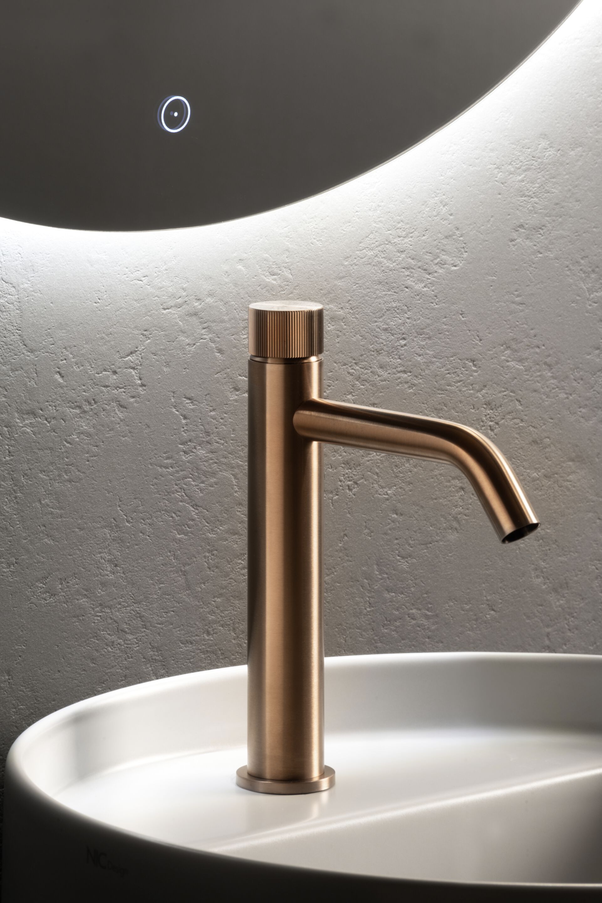 Однорычажный смеситель для раковины из нержавеющей стали Amphora катушка ARCH-00002605 - Вид №2