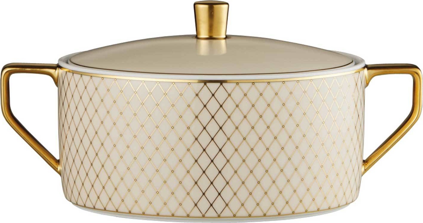 10536480 Rosenthal Блюдо для горячего с крышкой Rosenthal Францис Шахерезада 1,95л, фарфор Фарфор 