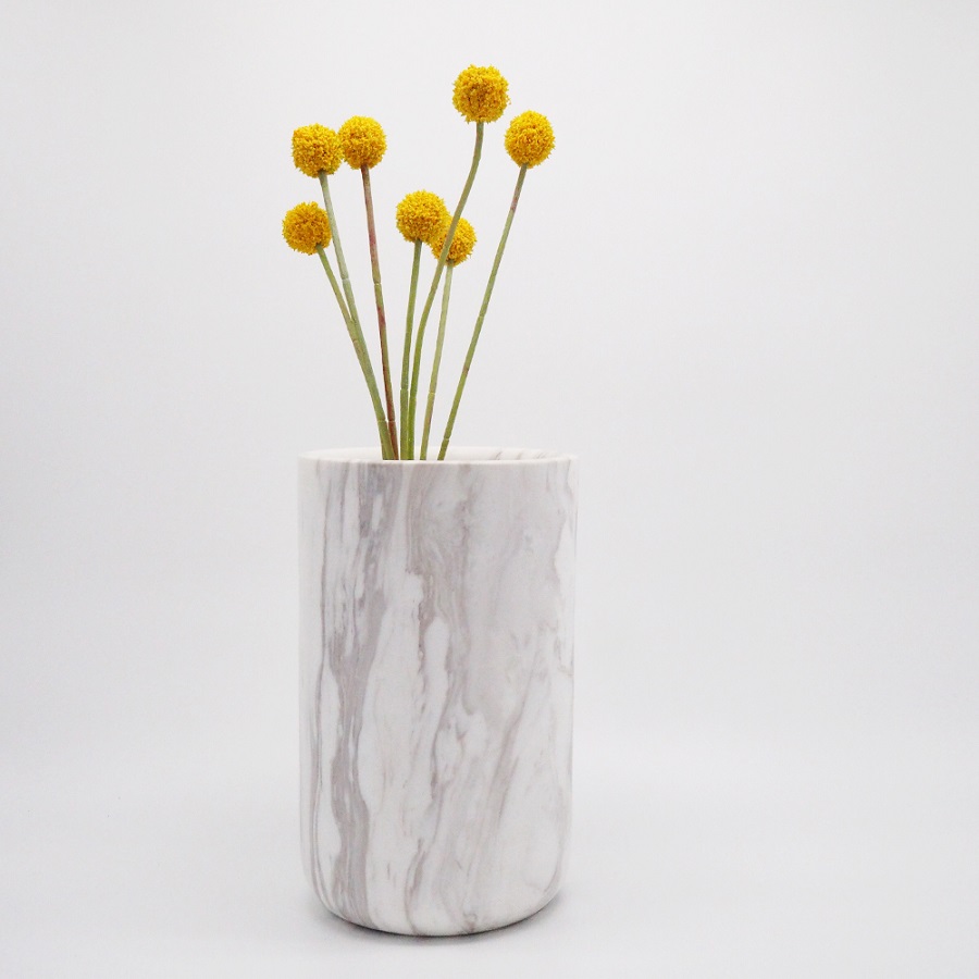 Краспедия желтая шаровидная ветка с цветами 60 см Mr Plant 111950 - Вид №1