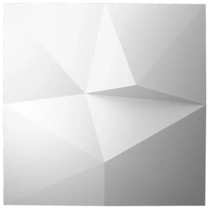 Панель 3D пластиковая Bello Deco СП 16 500x500 мм 0.25 м² белый