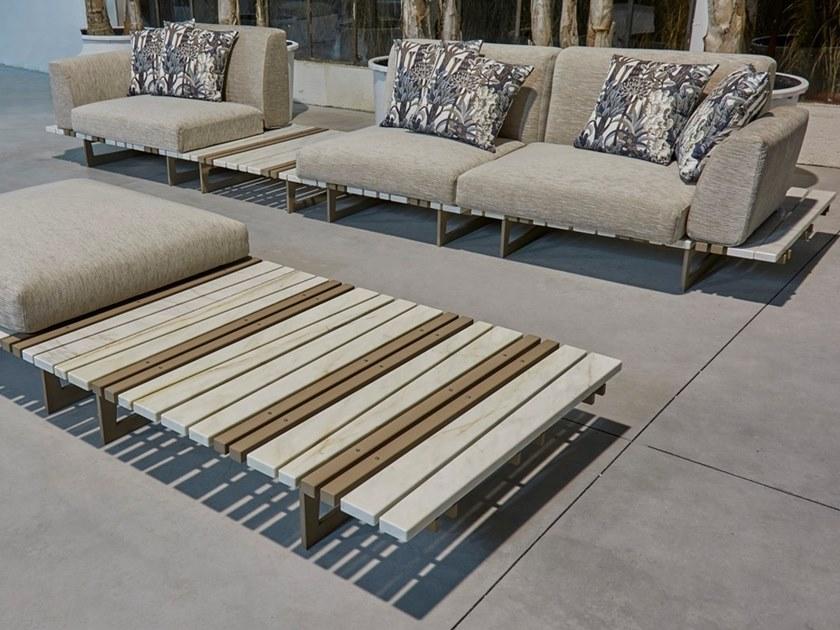 FranchiUmbertoMarmi Модульный диван из мрамора калакатта  Hd036caltek  - Вид №1