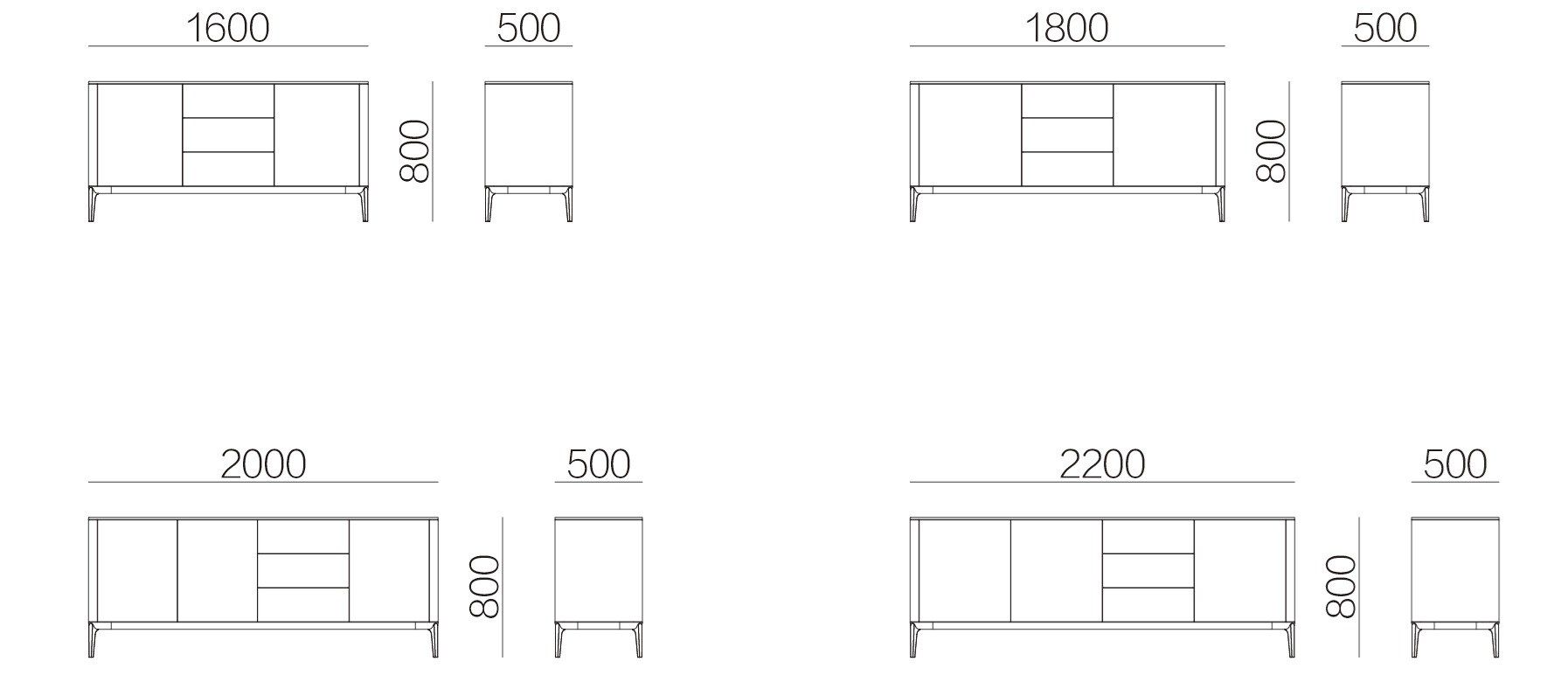 Деревянный шкаф с распашными дверями HC28 maison Erika ARCH-00136493 - Вид №2