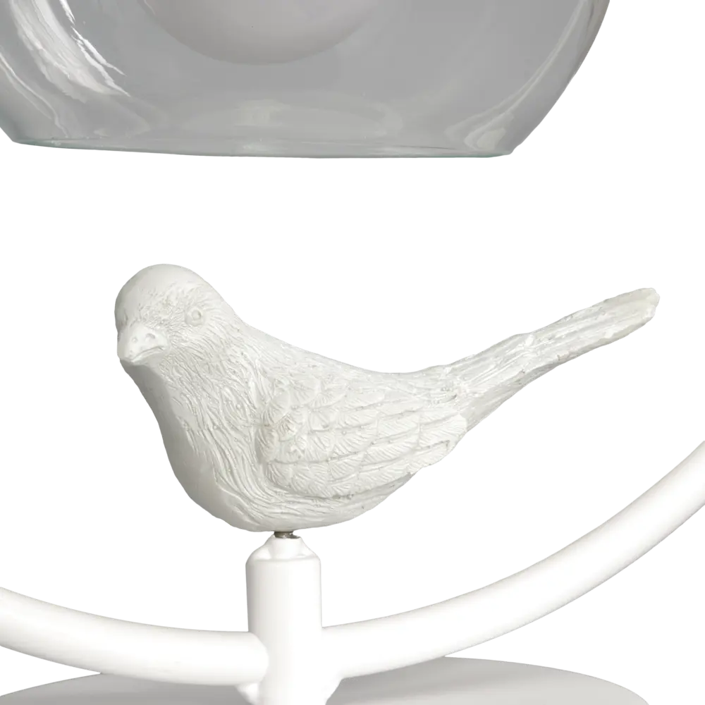 Настольная лампа Vitaluce Птички 1 лампа 2м² Е27 цвет белый матовый STLM-2036628 - Вид №6