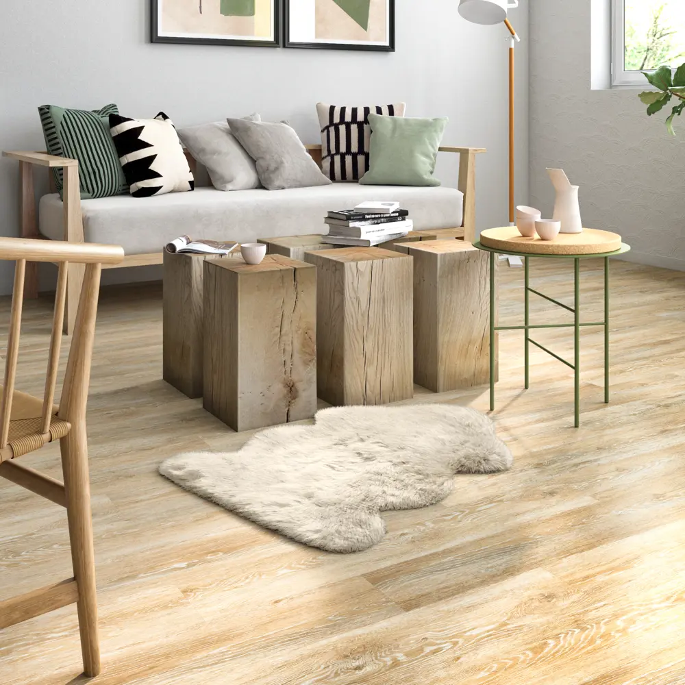 Ковер KREAFORTA Meribel 60x90 см акрил цвет белый STLM-2095521 - Вид №4