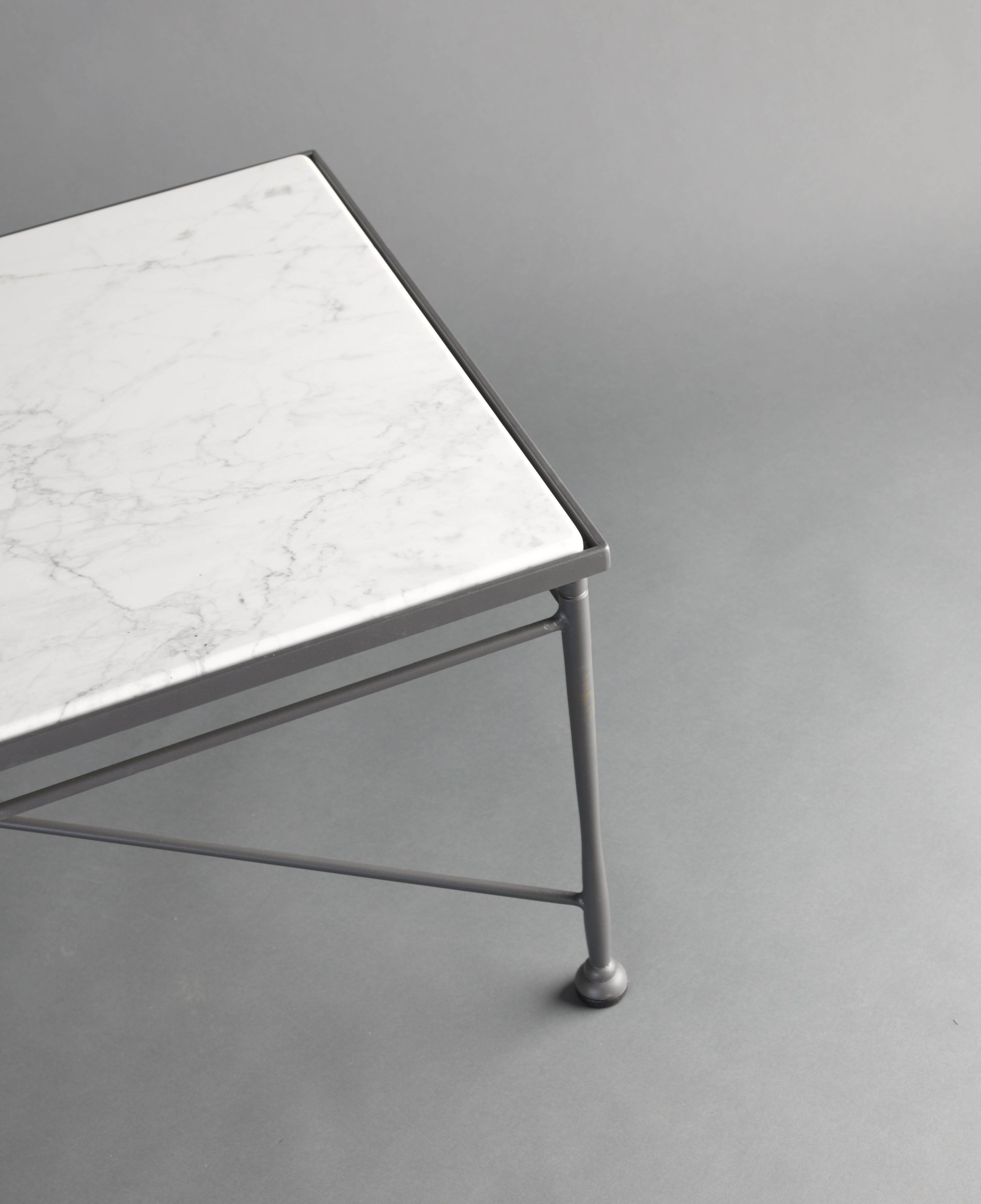 Прямоугольный садовый столик из каррарского мрамора OFFICINACIANI плетение ARCH-00146761 - Вид №2