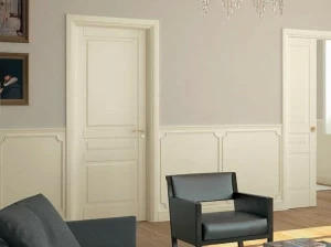 GAROFOLI Распашная лакированная дверь из массива дерева Classico