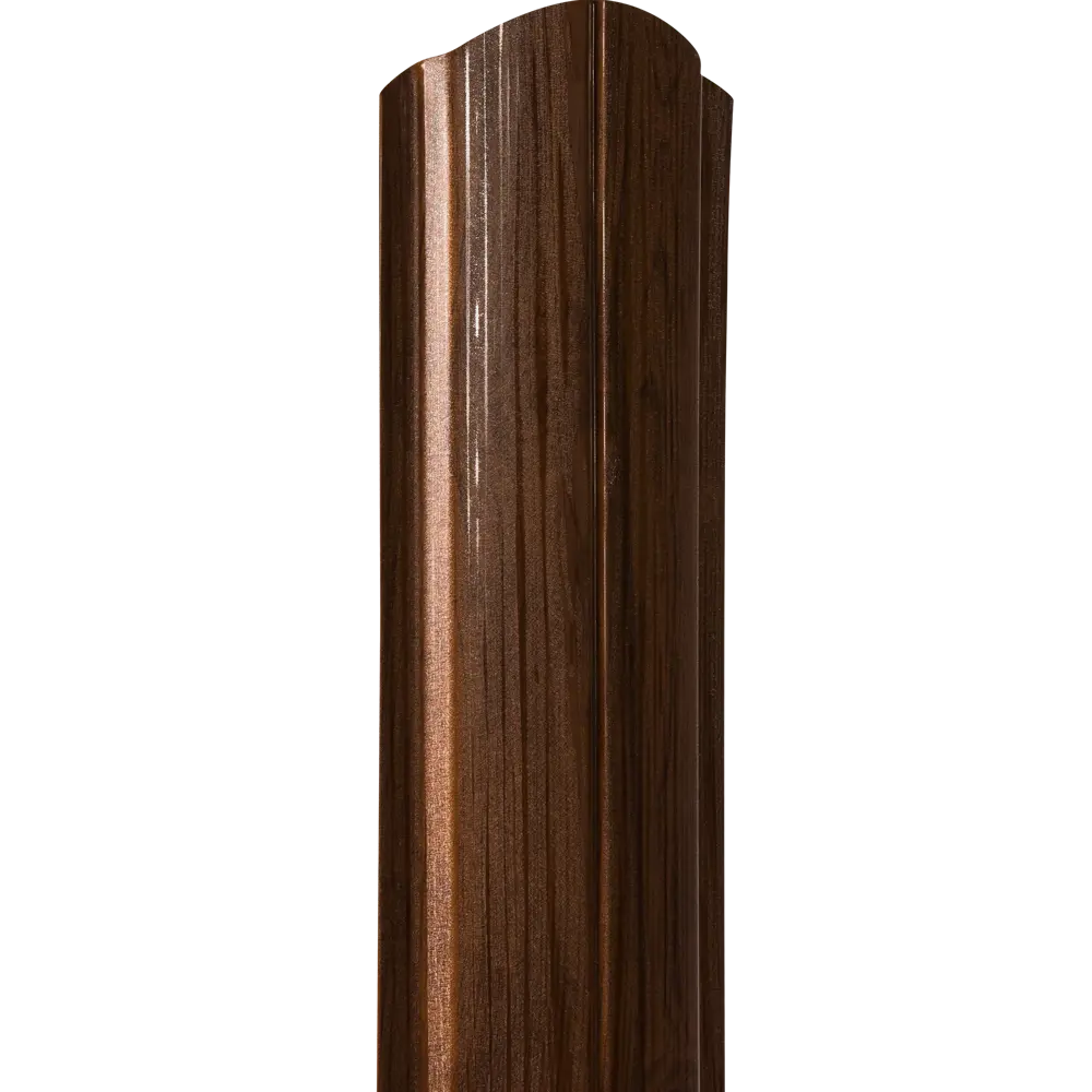 Штакетник ПРЕМ 130мм 2 м темное дерево Santreyd STLM-2037588 - Вид №3