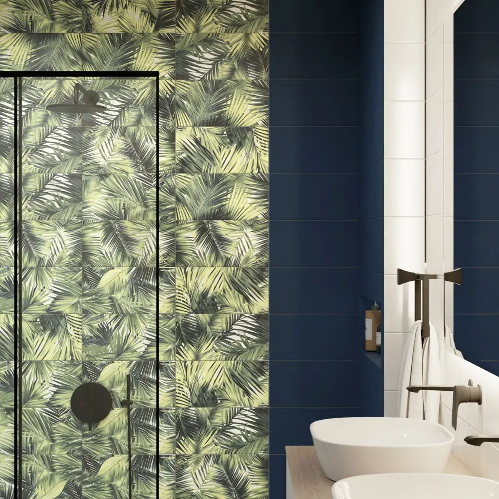 Настенная плитка KREAFORTA Mersey Mono 20x40 см 1.62 м² матовая цвет синий STLM-2103960 - Вид №7