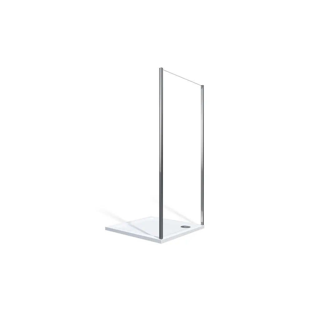 Боковая панель для душа Spirit 70x190см профиль хромированный стекло прозрачное 4мм Santreyd STLM-2048039 - Вид №1