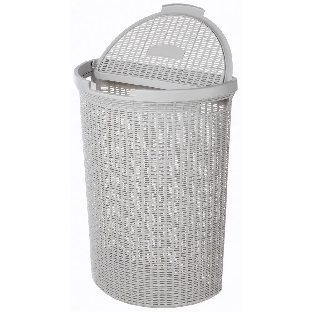 Корзина для белья Econova Eco Style 45 л цвет светло-серый STLM-2013434 - Вид №3