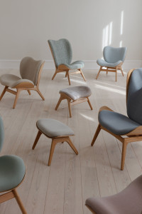 Мягкое кресло из ткани Kvadrat