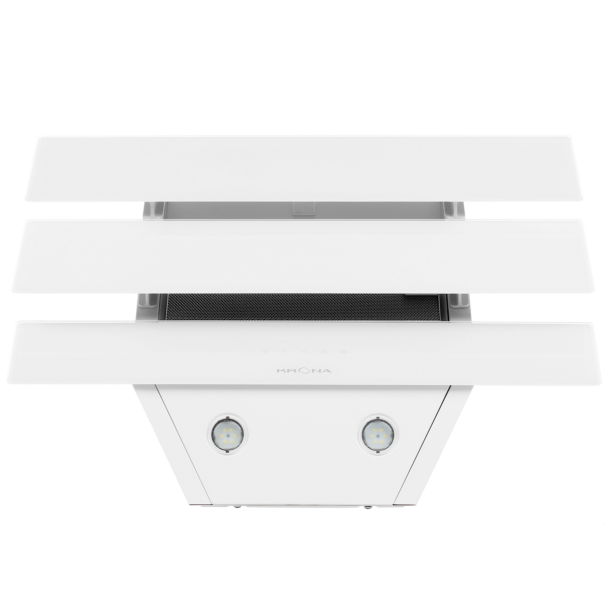 5304626 Вытяжка наклонная KRONA AURORA 600 white S белый/белый STDN-0106755 - Вид №6