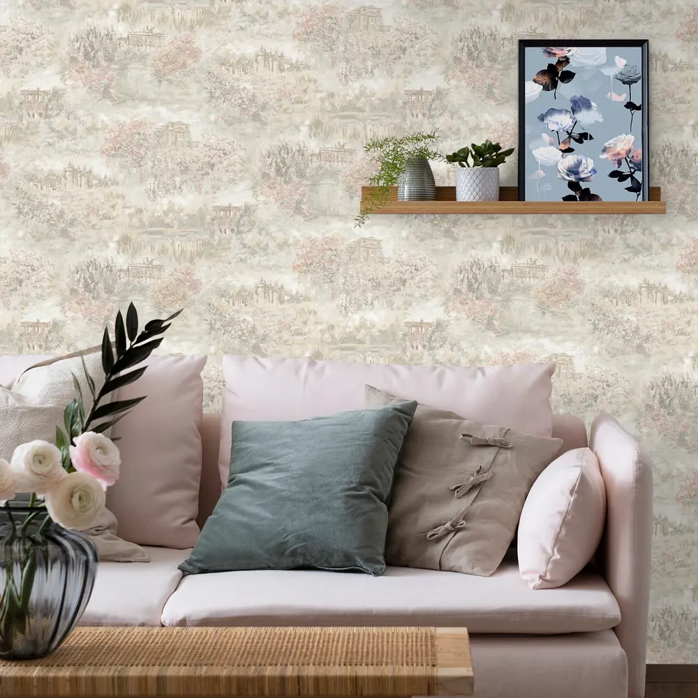 Обои флизелиновые Euro Decor Saint-Tropez бежевые 1.06 м 7084-02 82734894 STLM-2051091 - Вид №2