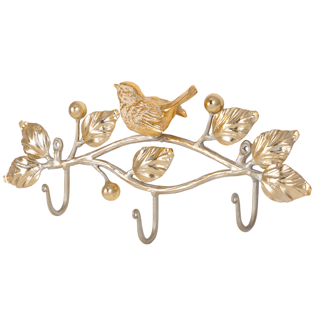 75093 Настенный крючок Птичка Терра Гаэта Айвори BOGACHO 4627196591349 - Вид №2