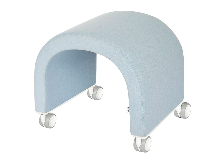 Низкая ткань мягкий стул с колесами Askia NOMAD ARCH-00003212 - Вид №3