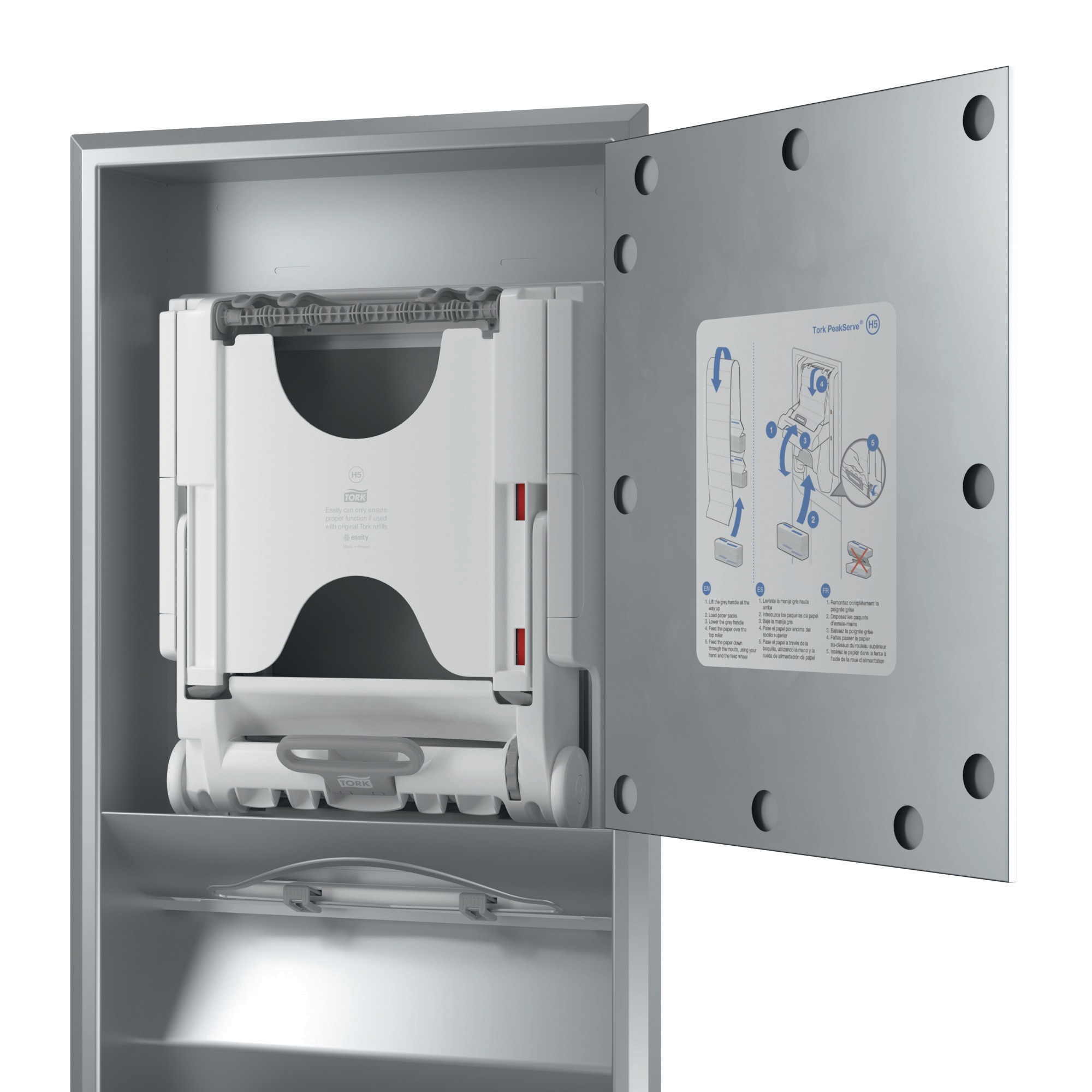 55251100 Встраиваемый малый модуль Peakserve® для встроенных полотенец Tork  - Вид №4