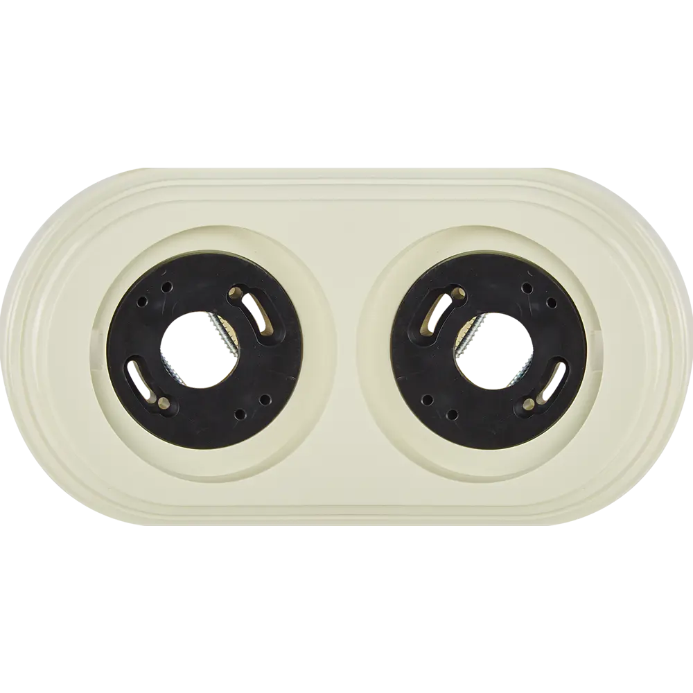Рамка Electraline для розеток и выключателей, слоновая кость, 2 поста 84229120 Серия отсутствует STLM-0047217