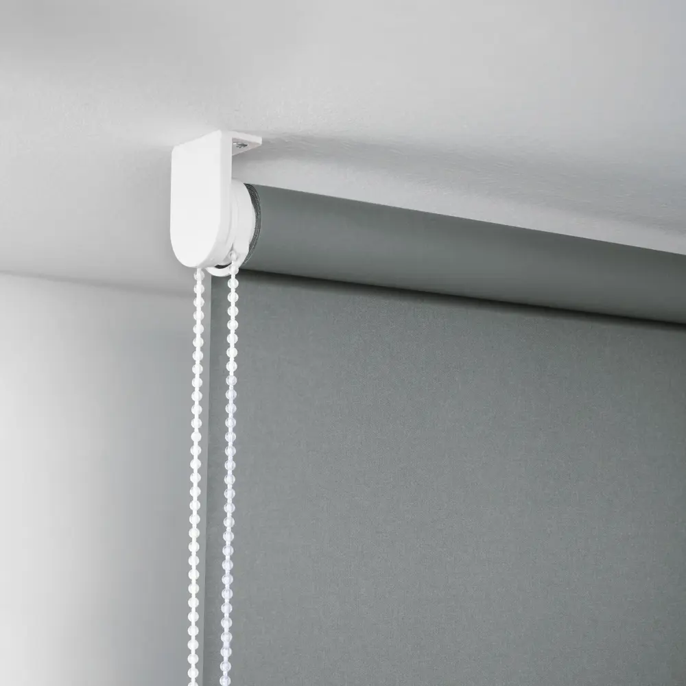 Рулонная штора KREAFORTA Karelia блэкаут серая 100×160 см 89391234 STLM-1574199 - Вид №3