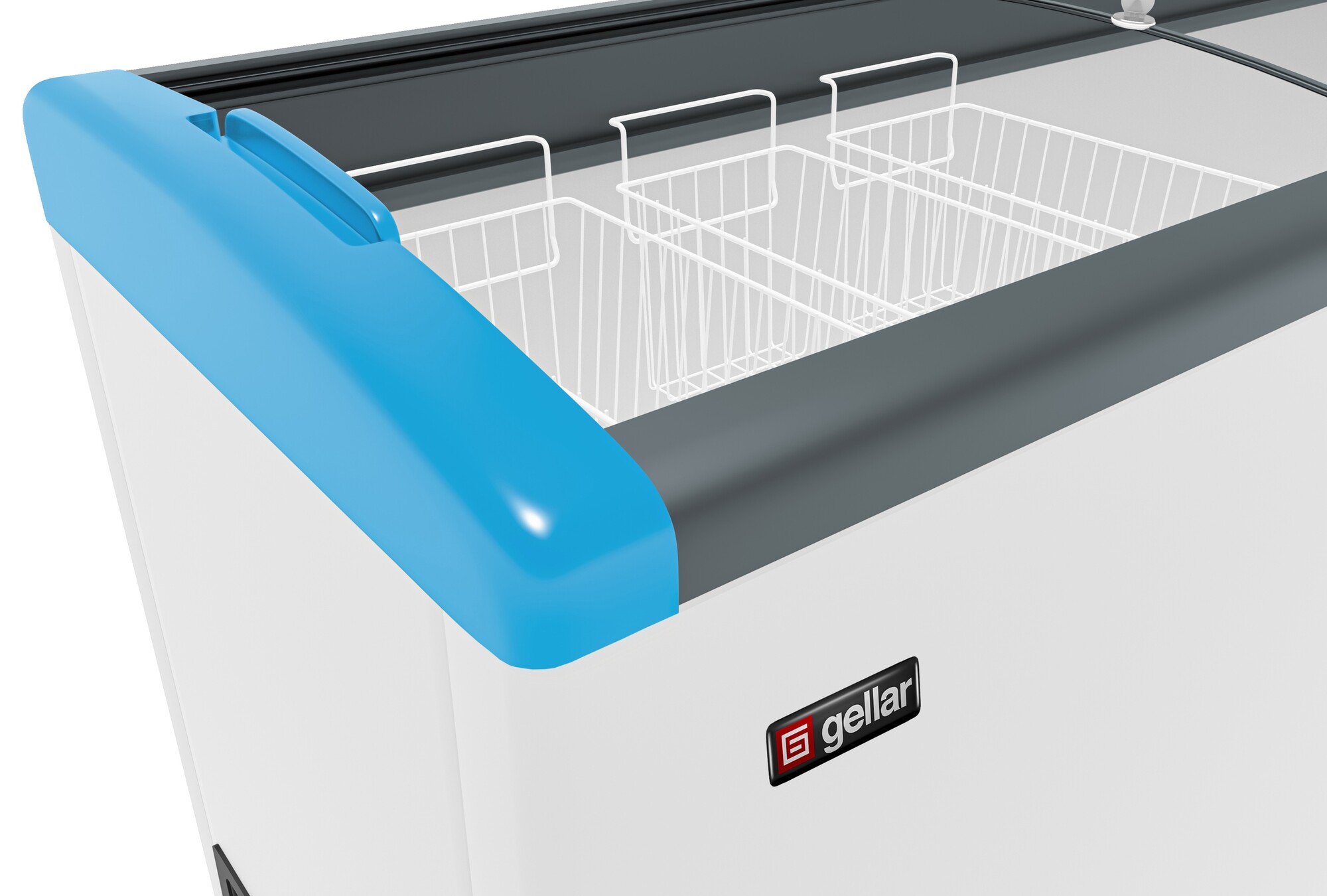 1229606 Морозильный ларь Frostor Gellar FG 375 E белый, синий STDN-0041304 - Вид №2
