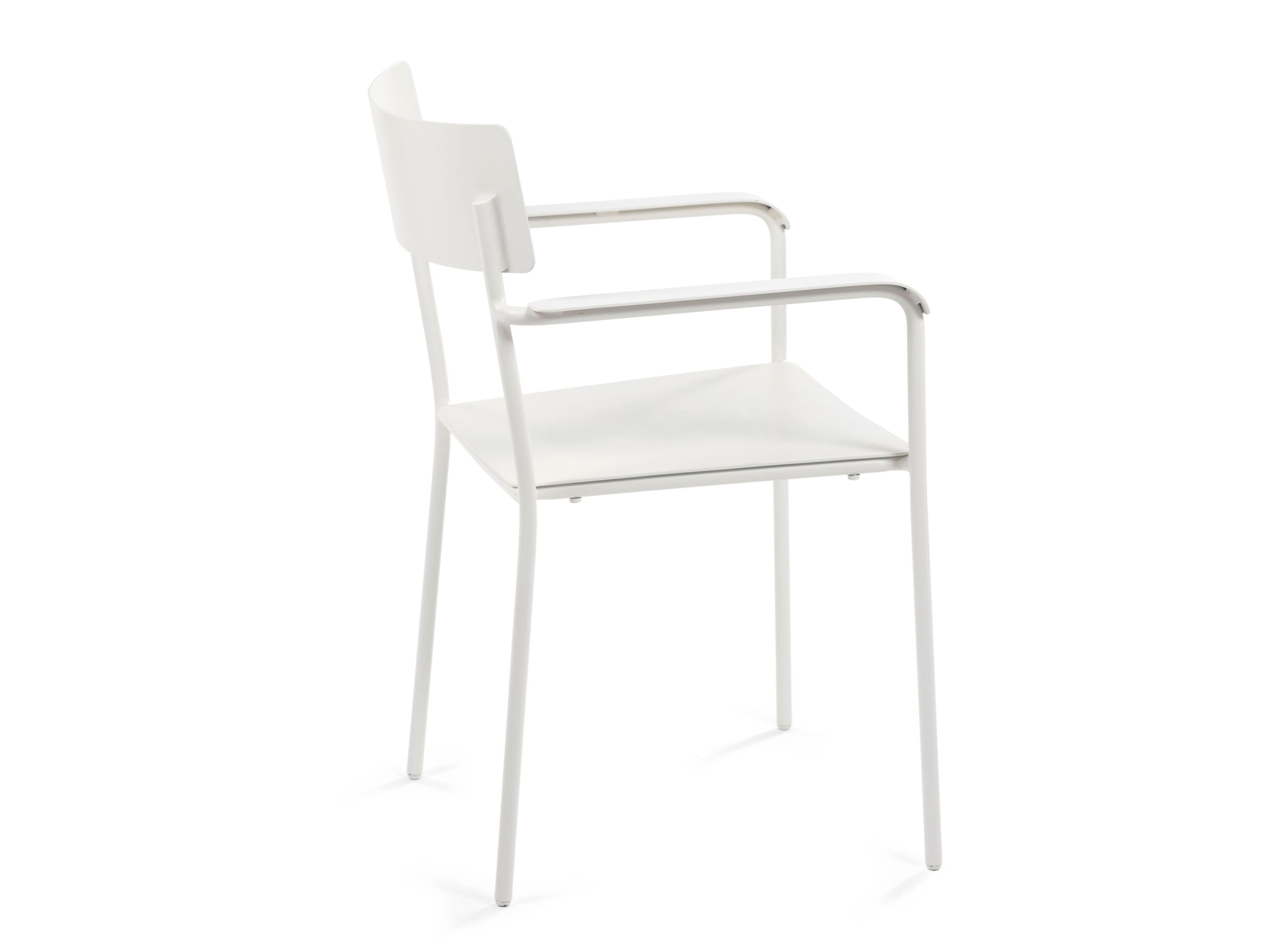Алюминиевый стул с порошковым покрытием с подлокотниками Serax август ARCH-00023556 - Вид №8