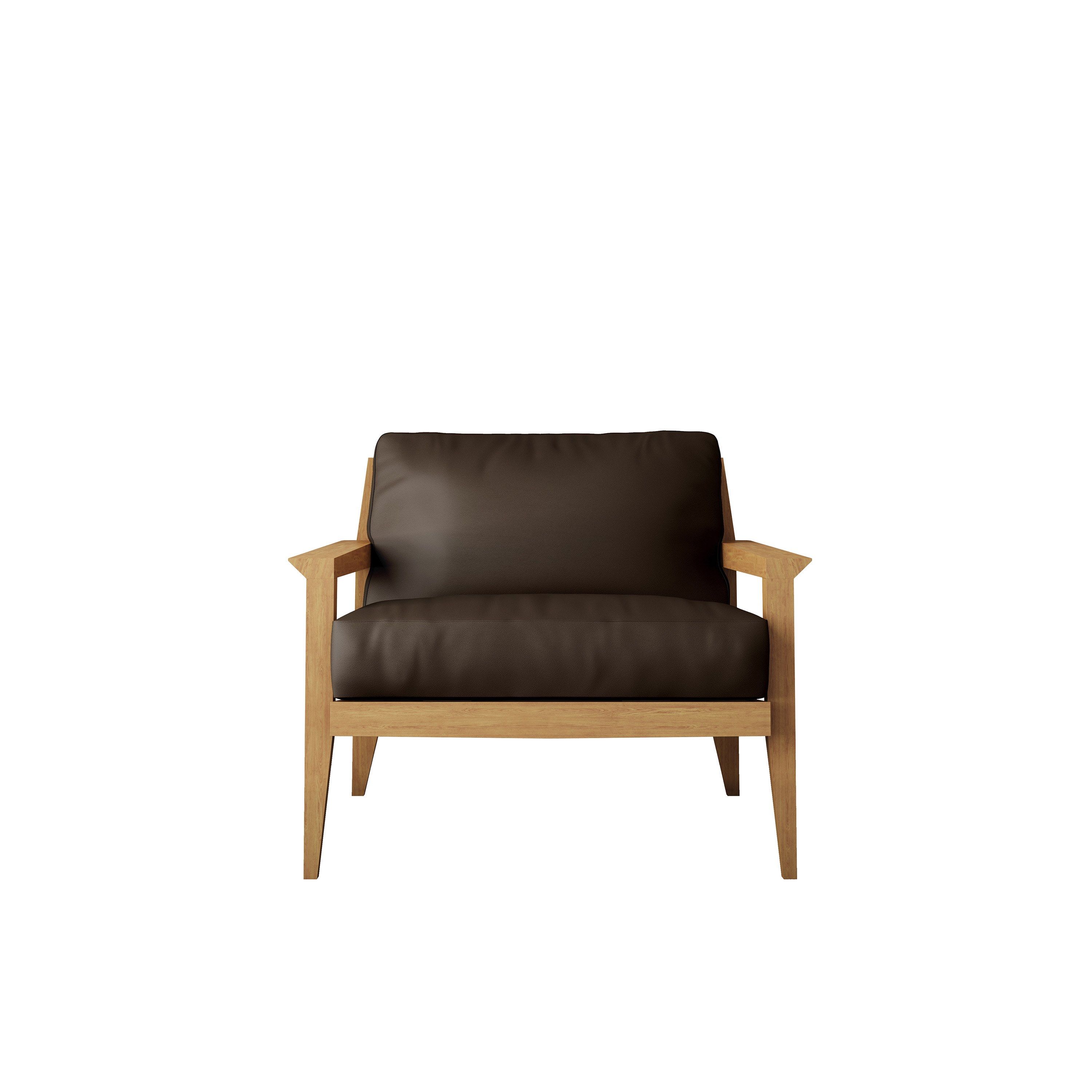 Кожаное кресло с подлокотниками Case Stanley ARCH-00063373 - Вид №11