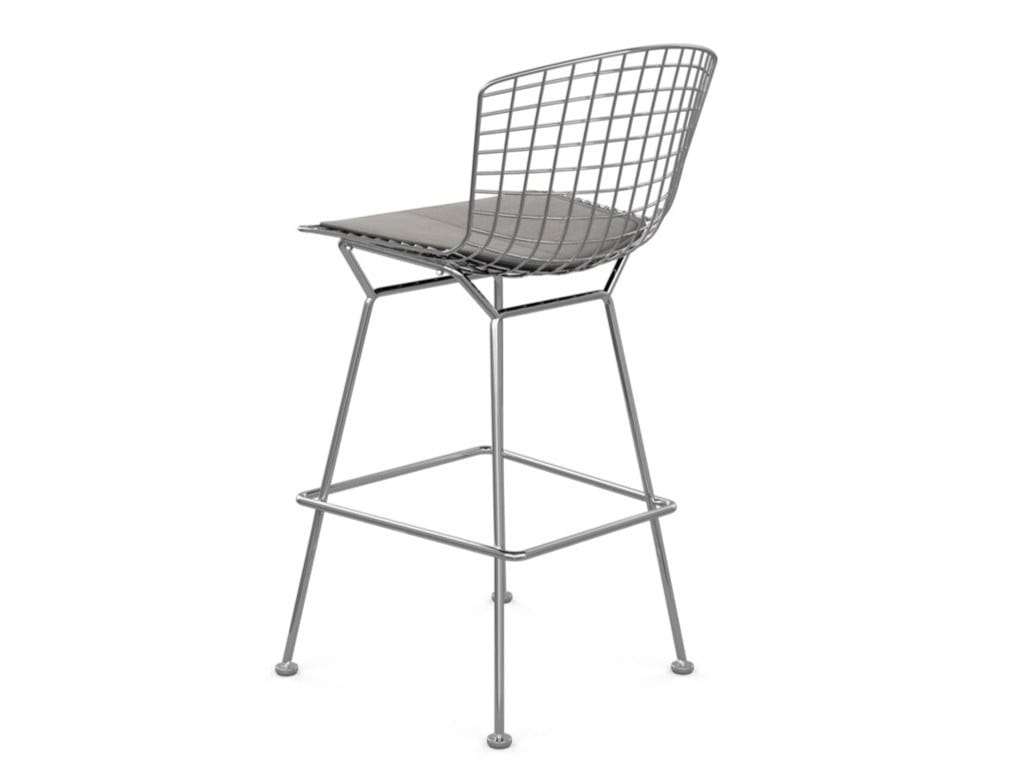 Стальной стул с мягким сиденьем Knoll Bertoia ARCH-00032299 - Вид №1