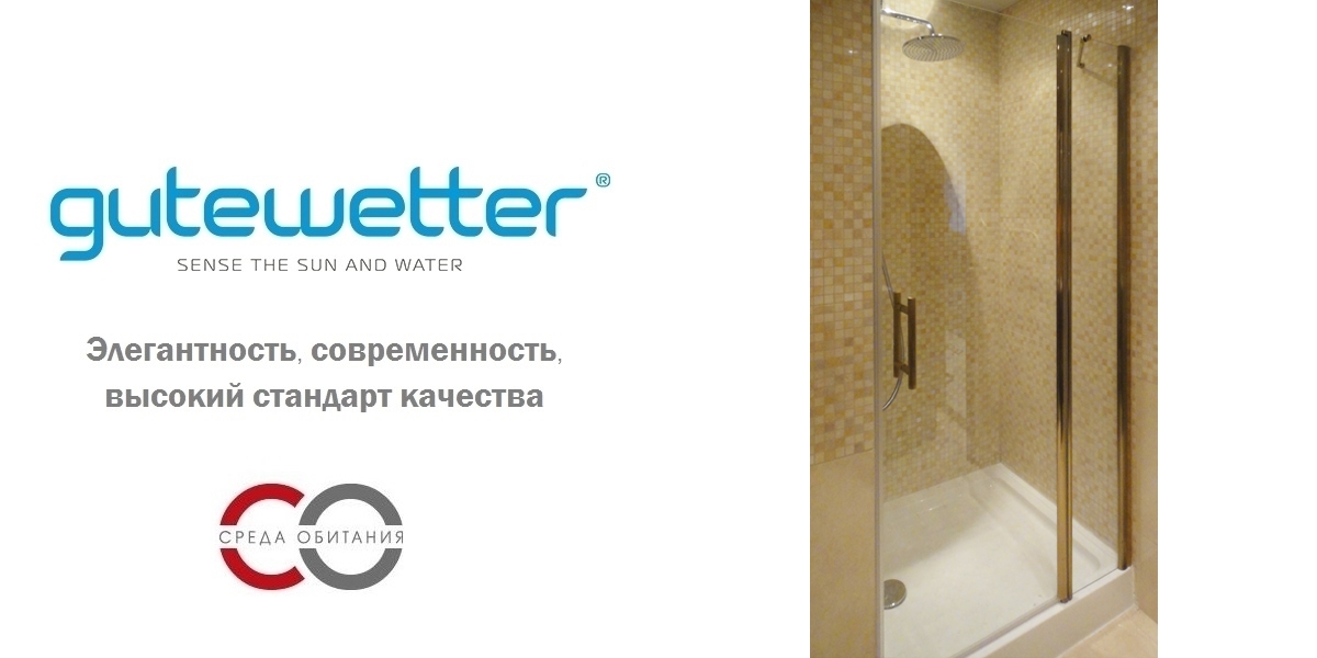 Душевая дверь в нишу 100x190 GK-602A GUTEWETTER LUX DOOR 100X190GK602A - Вид №1