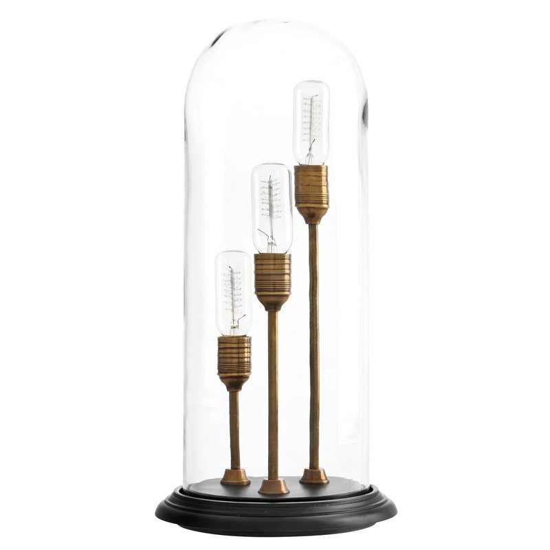 Настольная лампа Spance от Eichholtz 108580 EICHHOLTZ ИНТЕРЬЕРНЫЕ 061672 Бронза;прозрачный  - Вид №1