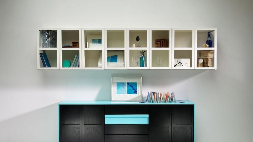 IFT Лакированный подвесной модульный книжный шкаф Book sun-id-1423648 - Вид №10