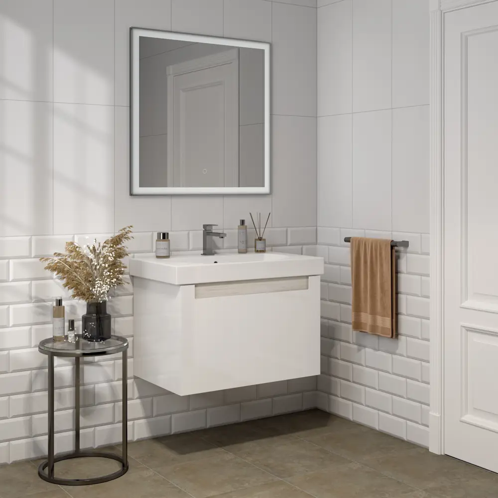 Керамическая плитка ARTENS Roissy белая матовая 9.9x20 см 86844281 STLM-0071973 - Вид №6