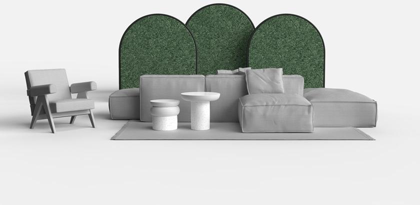 GREEN MOOD Звукопоглощающая перегородка для офиса G-line sun-id-1424614 - Вид №9