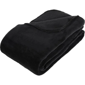 Плед 180x230 см микрофибра цвет черный 82733289 STLM-2060905