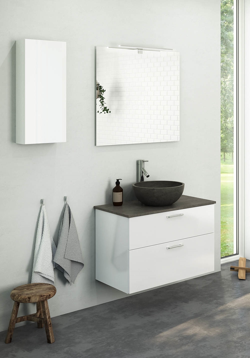 320132 Настенный Шкаф Flex City White Shiny Noro  Белый глянцевый  - Вид №2