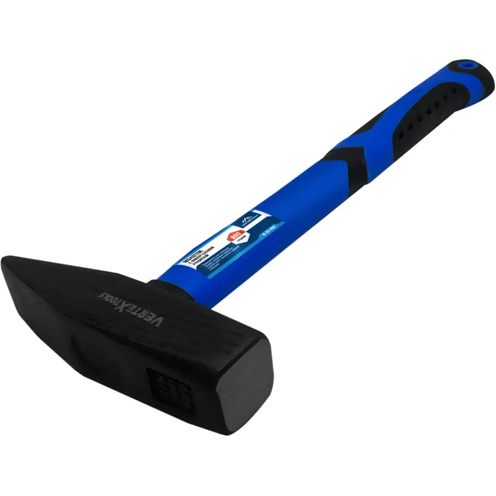Молоток слесарный Vertextools с фиберглассовой ручкой 800 г 89411085 STLM-1575040