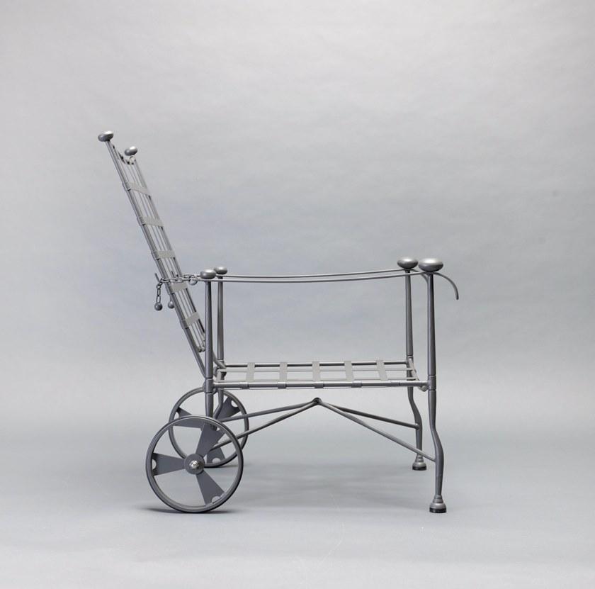 OFFICINACIANI Садовое кресло из железа с подлокотниками Intreccio Gf4004ar  - Вид №2