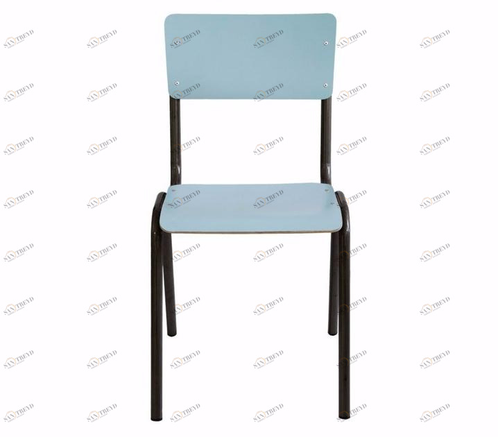 Vela Arredamenti Штабелируемый стул из трубчатого железа и дерева sun-id-1486047