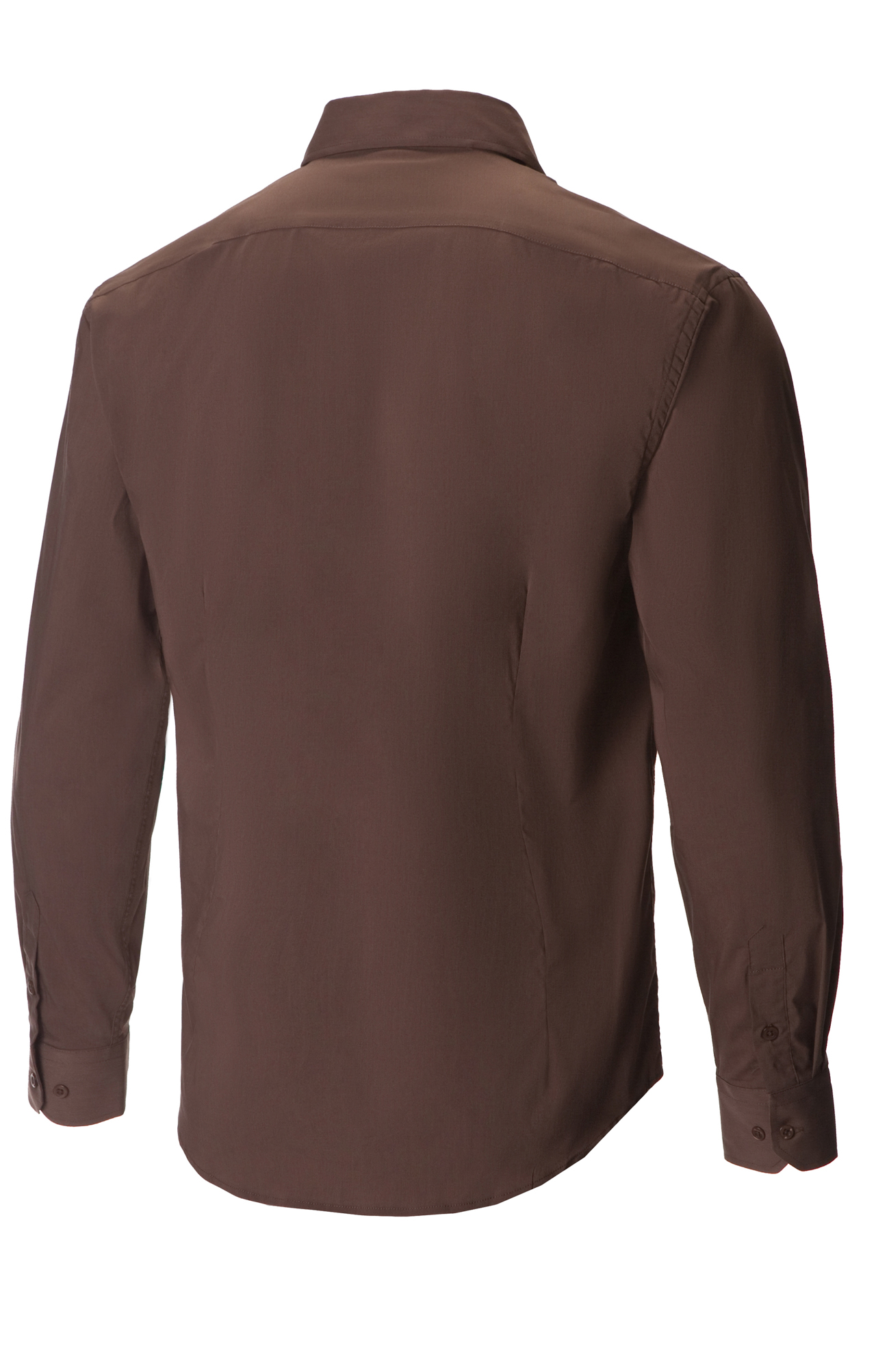 62451 Рубашка мужская  chocolate El-Risto  Корпоративная одежда  размер 40/176-182  - Вид №1