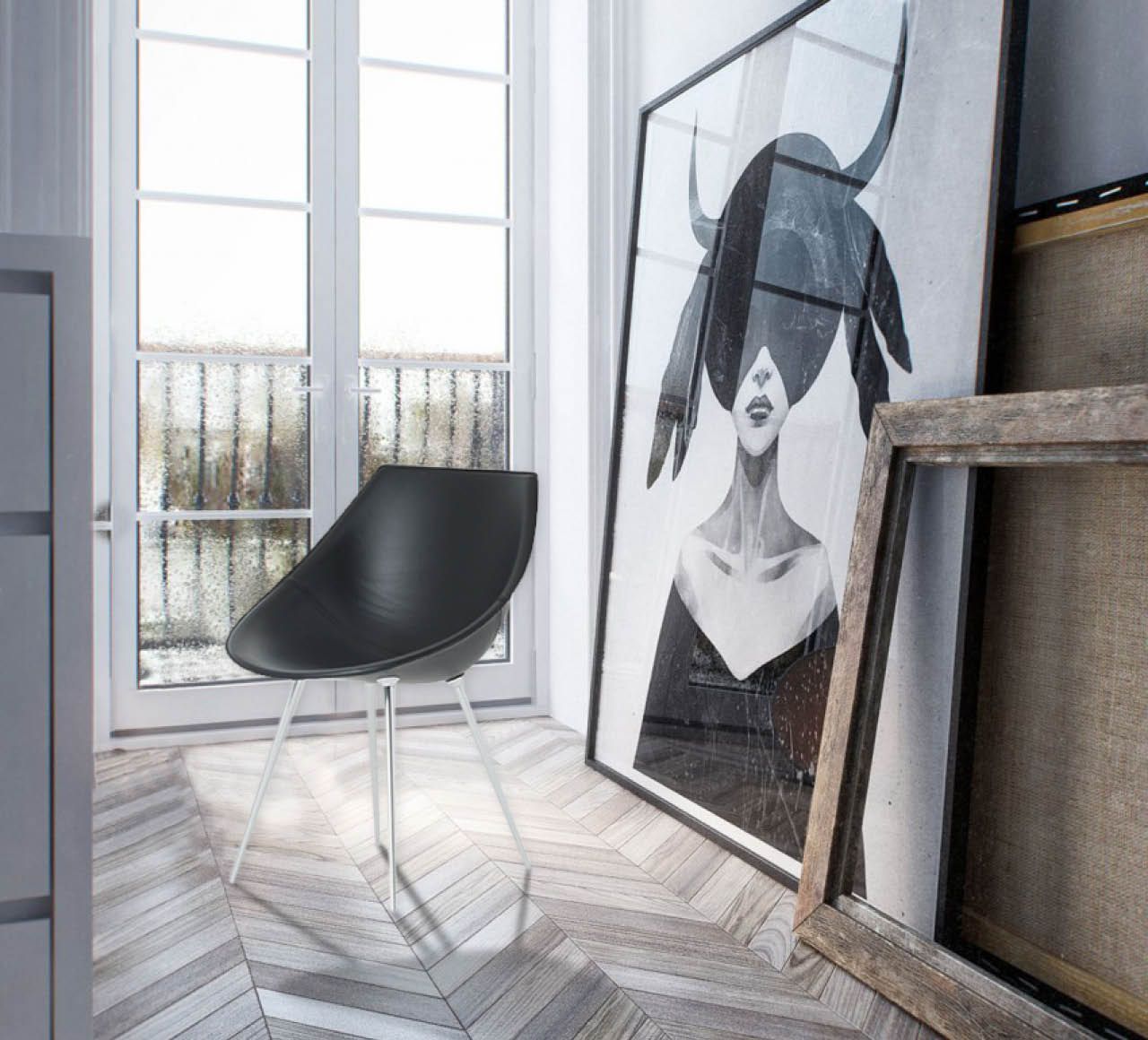 Кожаный стул Driade LAGÒ ARCH-00038733 - Вид №3