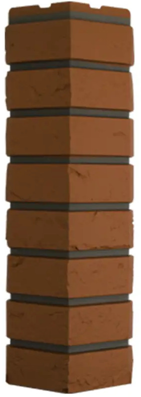 85637111 Угол наружный Фасайдинг Кирпич баварский терракот STLM-0064884